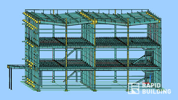 каркас быстровозводимого здания