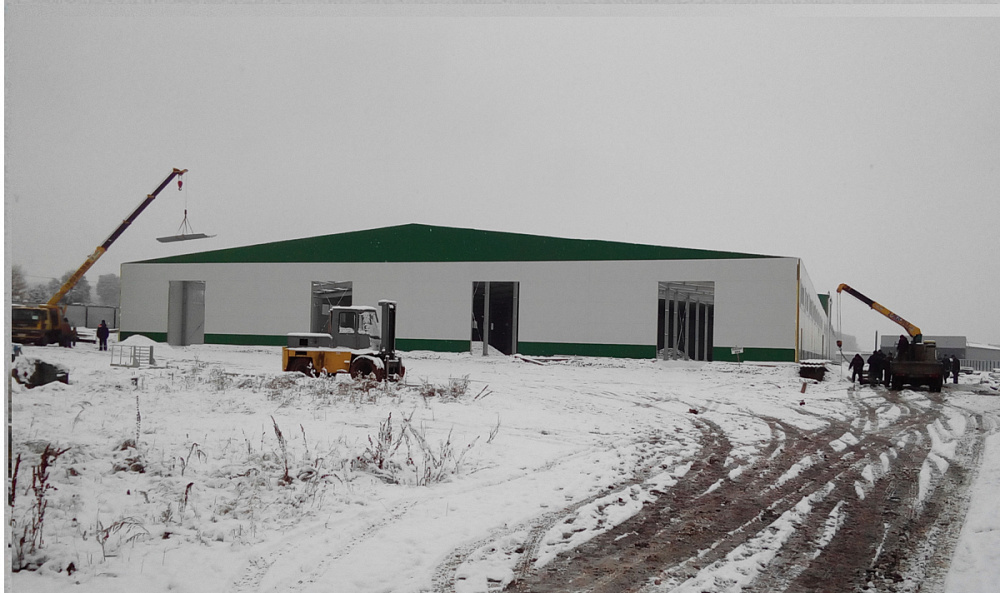 Производственное здание мебельной фабрики с АБК Производственное здание мебельной фабрики с АБК