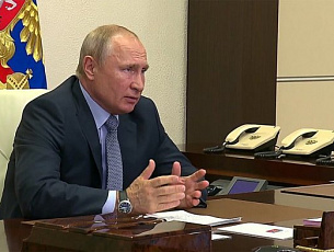 Владимир Путин открыл фармацевтический завод в г. Братске.