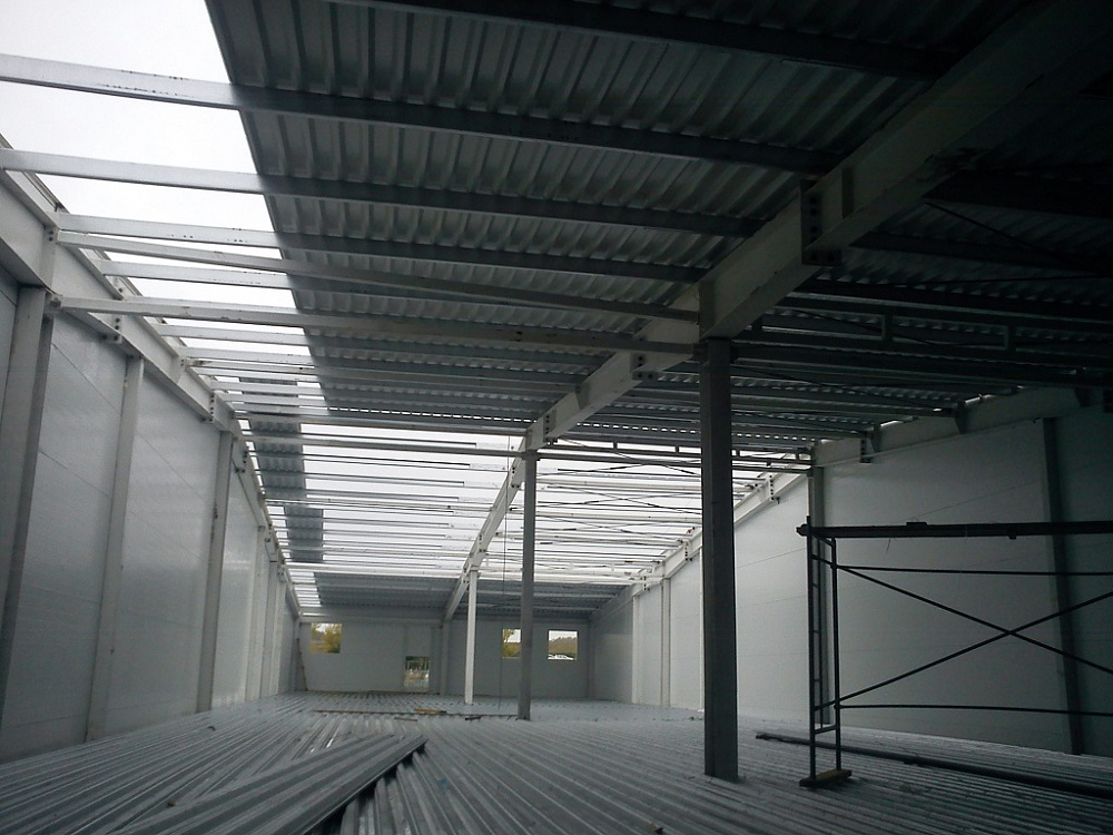 Производственное здание мебельной фабрики с АБК Производственное здание мебельной фабрики с АБК