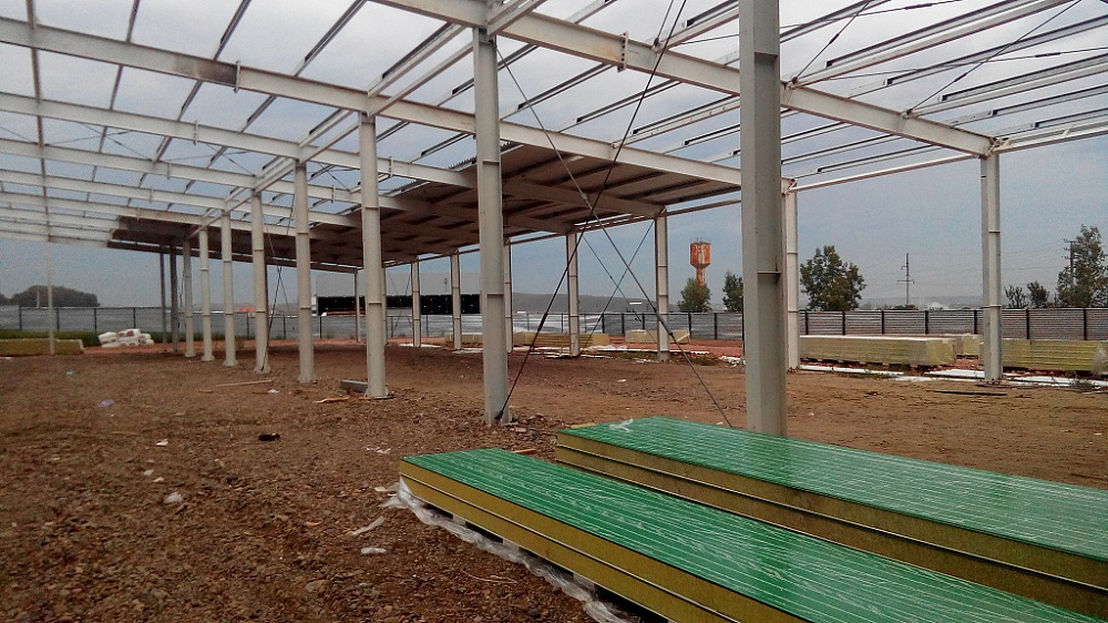 Производственное здание мебельной фабрики с АБК Производственное здание мебельной фабрики с АБК