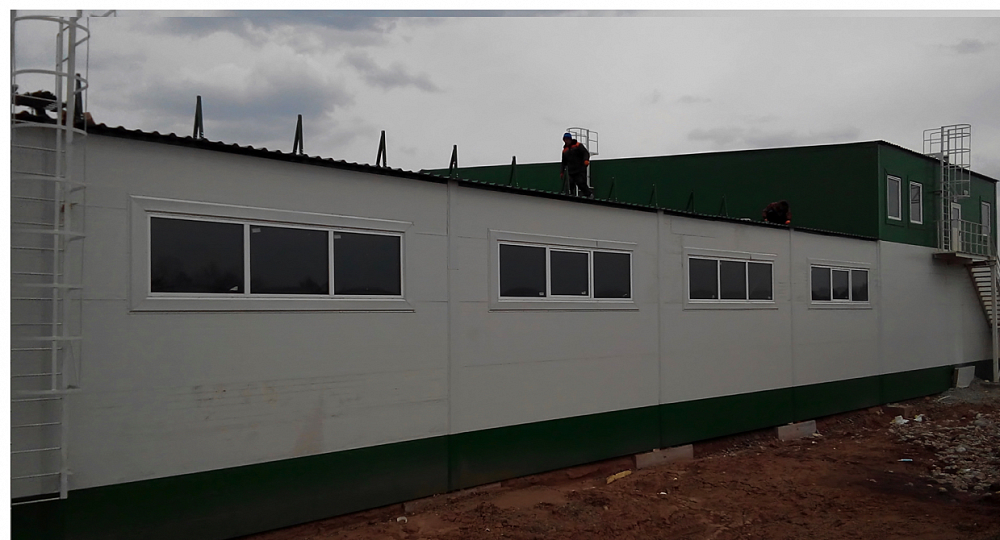 Производственное здание мебельной фабрики с АБК Производственное здание мебельной фабрики с АБК